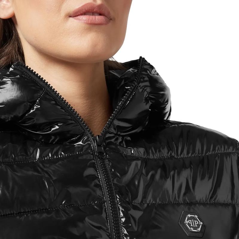 Philipp Plein Daunenjacke Jacke schwarz(Image 4)