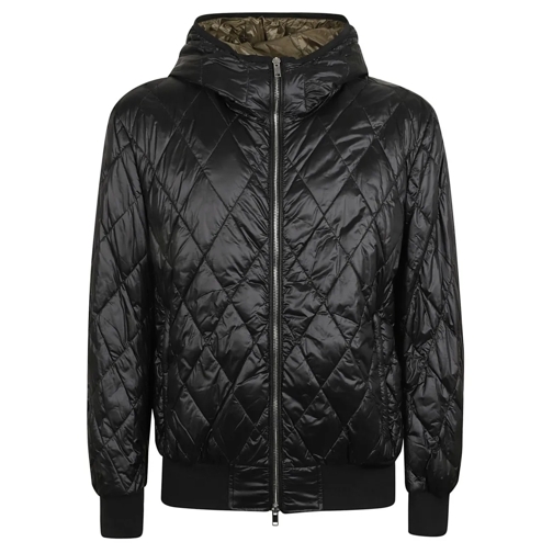 BDP Daunenjacken Quilted Black Coat Black