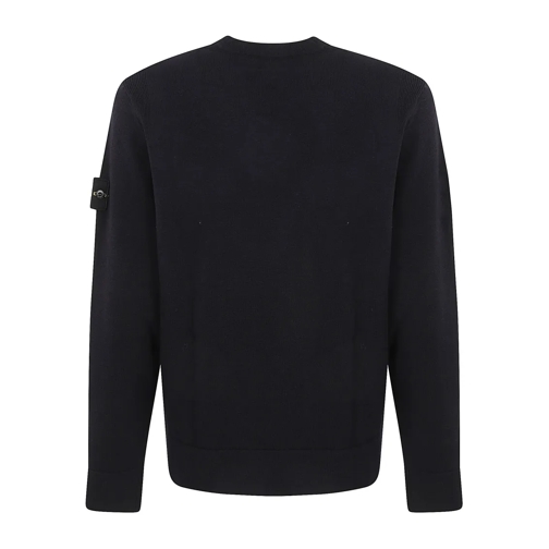 Stone Island Pull Navy Blue Wool Sweater Blue (Image 2)