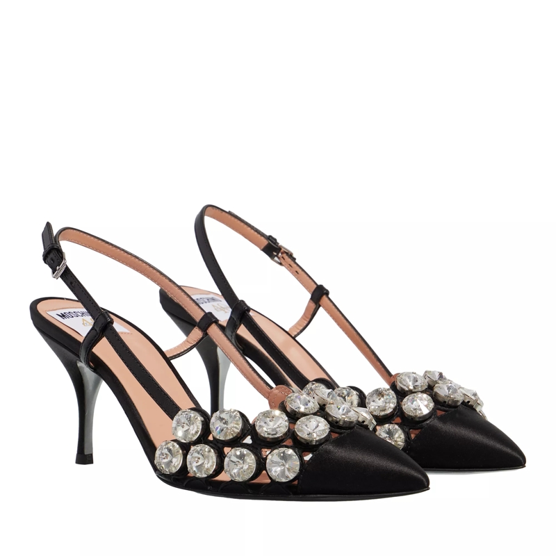 Moschino Pumps Scarpad.Ot Mq38/75 Raso+Vit Nero