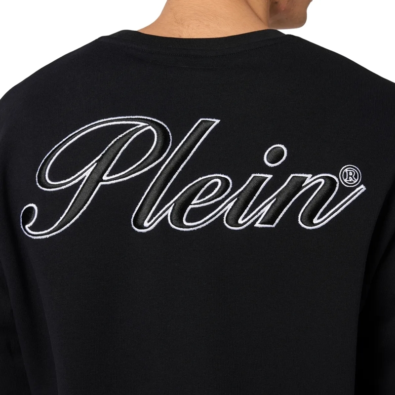 Philipp Plein Top Round Neck Sweatshirt Signature schwarz(Image 5)