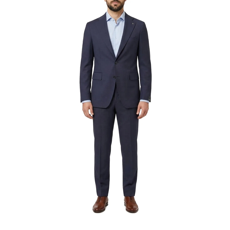 Tagliatore Combinaison de costume Zweiteiliger Anzug aus Wollmix blau(Image 2)