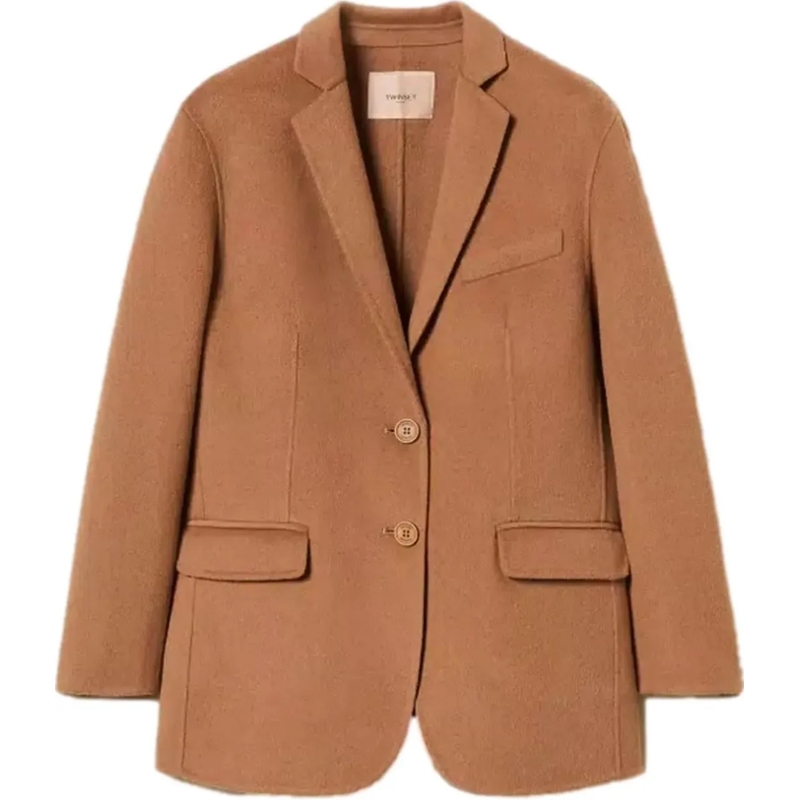 Twin-Set Veste de transition Coats Brown braun