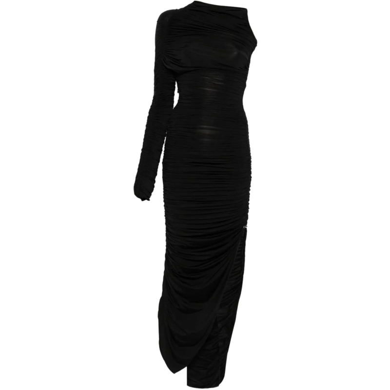 Mugler Robe midi Dresses Black schwarz