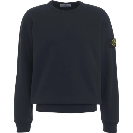 Stone Island  Sweatshirt with removable logo blau