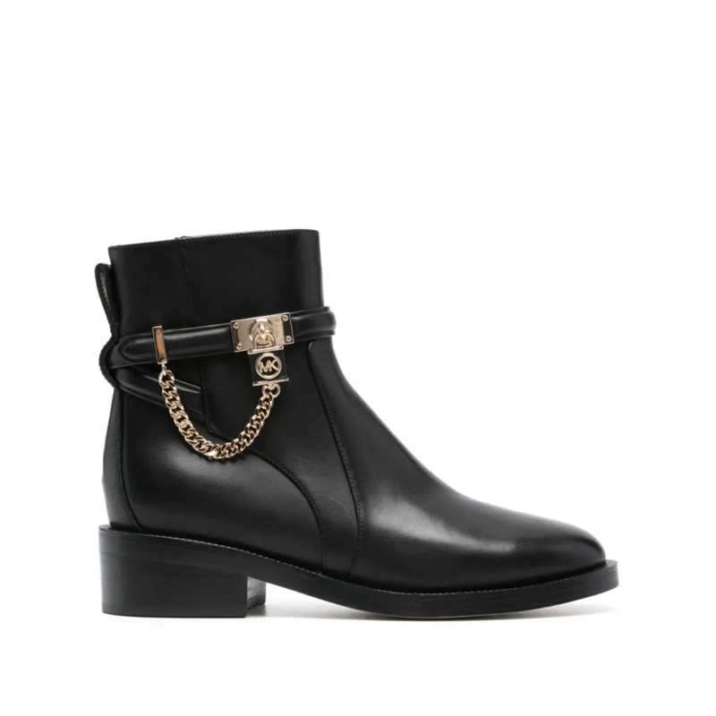 MICHAEL Michael Kors Bottes Hamilton Flat Bootie Black