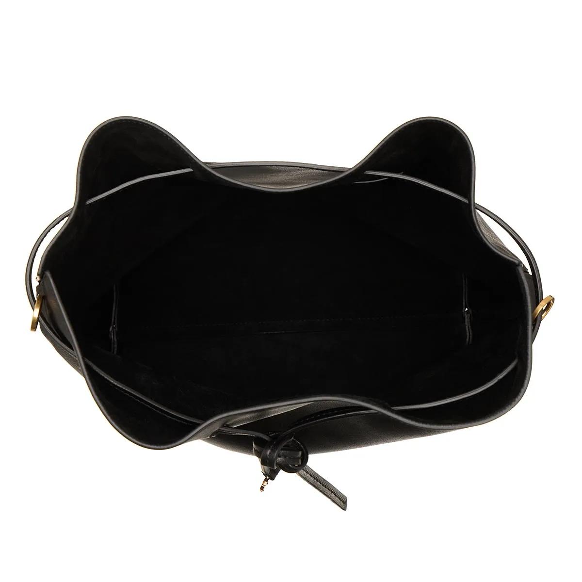 Saint Laurent Hobo bags Ysl New Pochon in zwart
