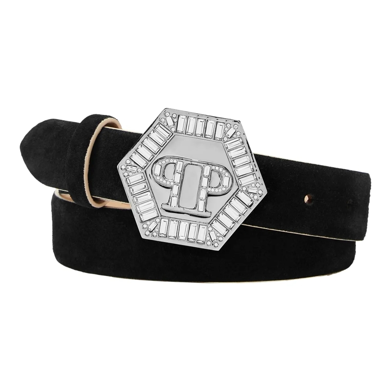 Philipp Plein Gürtel Gürtel Hexagon schwarz