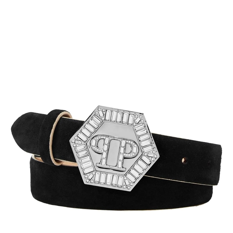 Philipp Plein Gürtel Gürtel Hexagon schwarz