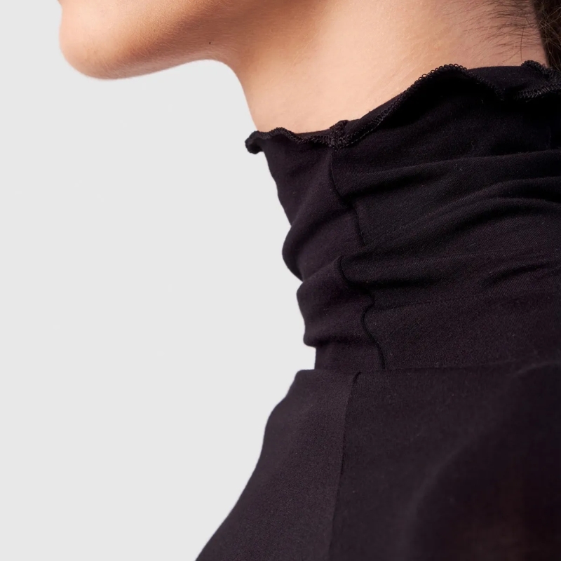 Helene Galwas Bluse Langarm Shirt HERDA schwarz(Image 4)