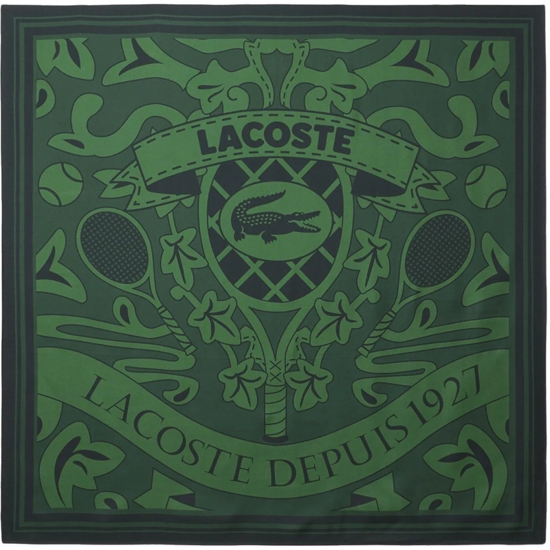 Lacoste Handschuhe Fashion Show Scarf Dark Varech/dark Varech grün