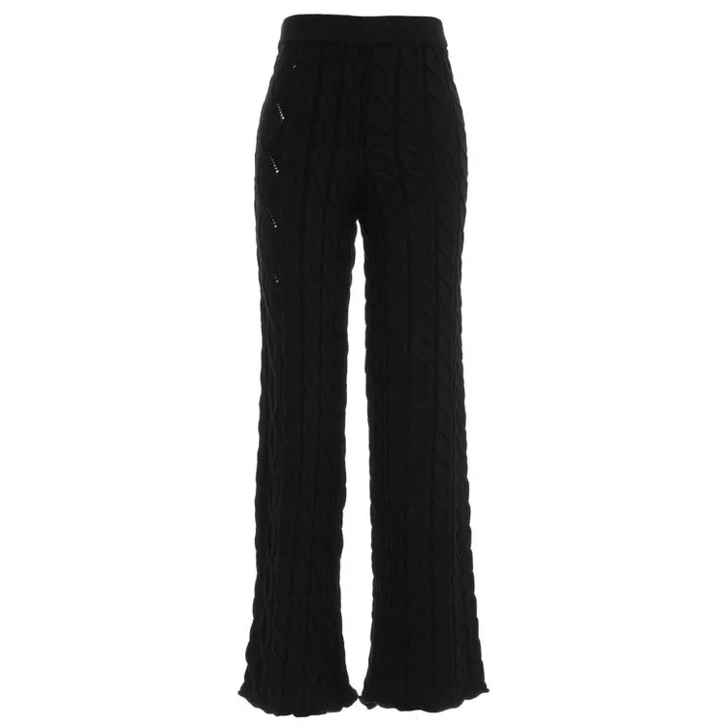 秋田店 meer. ROPE KNIT PANTS - パンツ