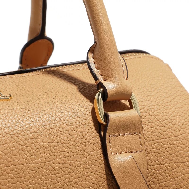 Lauren Ralph Lauren Bowling Bag Kaden Satchel Medium Buff(Image 5)