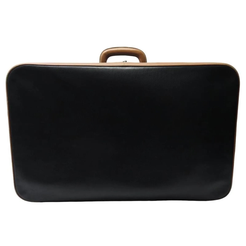 Hermès Weekender VINTAGE HERMES MERCURE KOFFER IN ZWEIFARBIGEM SCHW schwarz