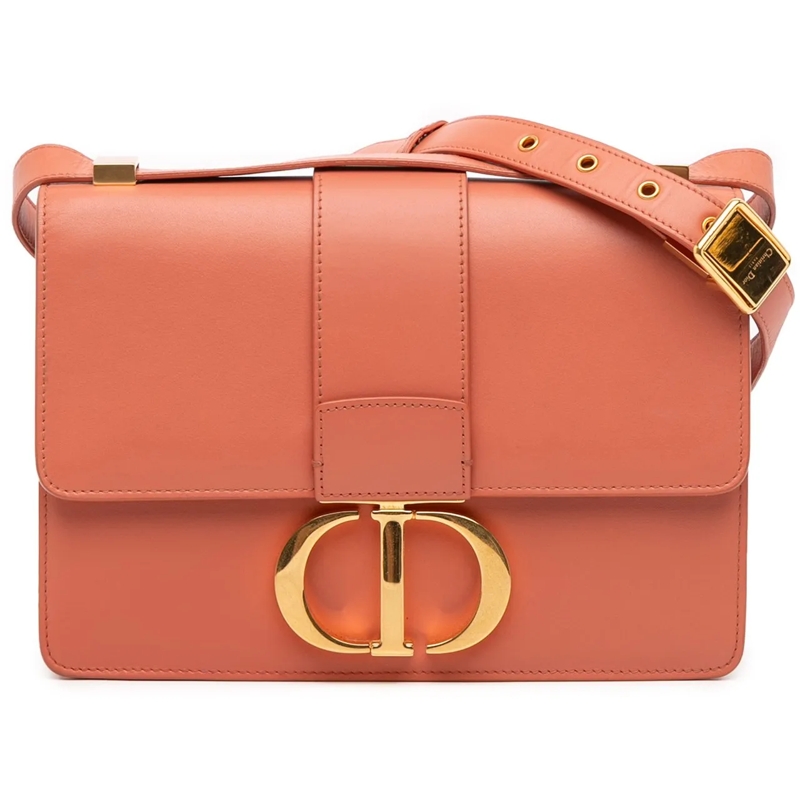 Christian Dior Schultertasche Leather 30 Montaigne Flap orange