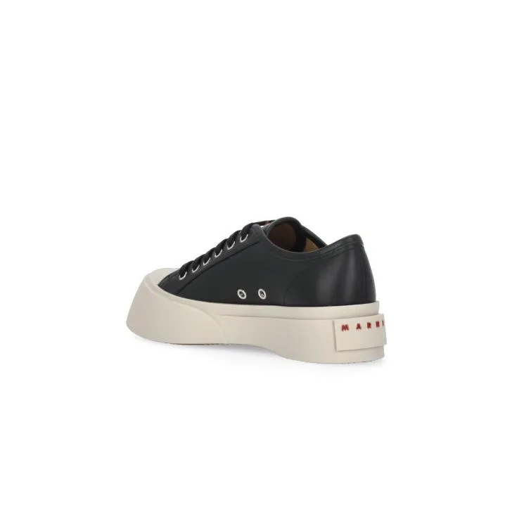 Marni Black Smooth Leather Sneakers Black sneaker basse