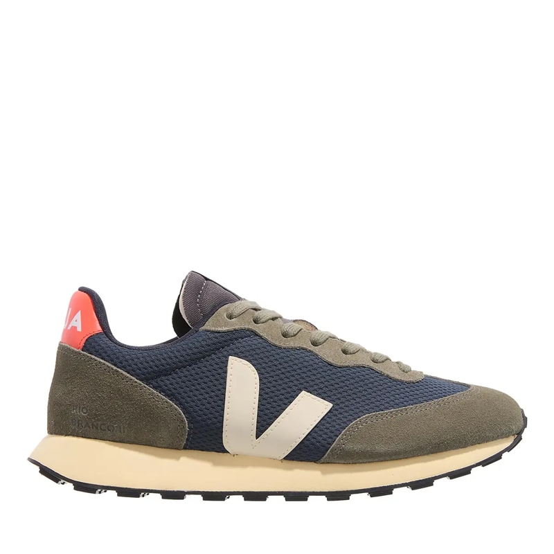 Veja Low-Top-Sneaker Rio Branco II Nautico Pierre Orange Fluo