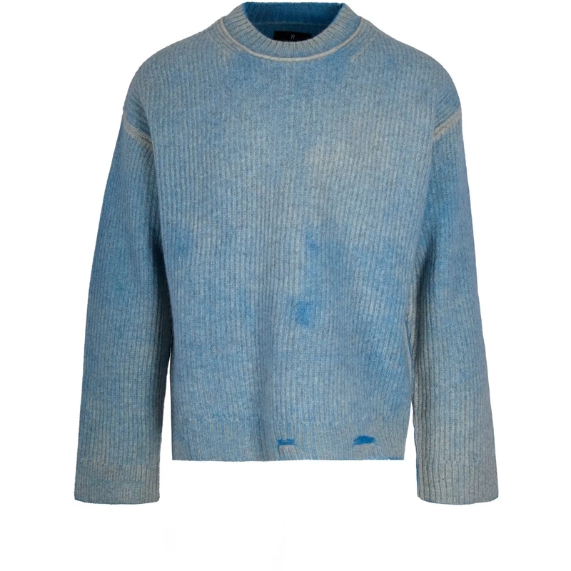 Represent  Round Neck Sweather Blue