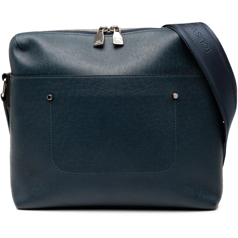 Louis Vuitton Schultertasche Taiga Grigori PM blau