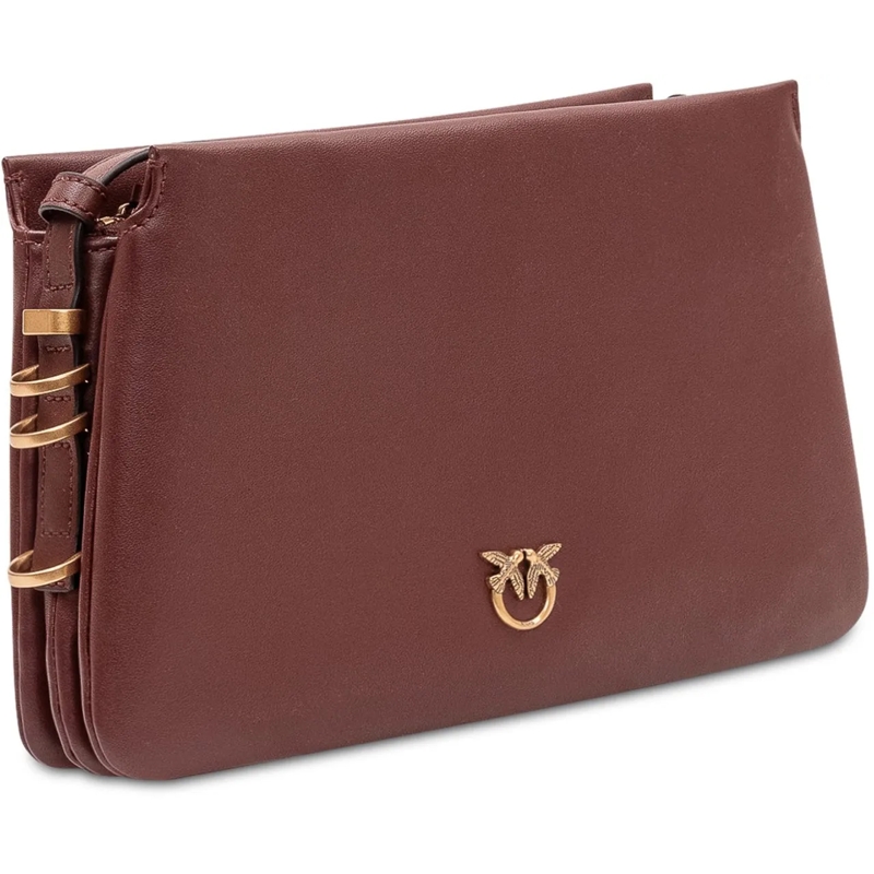 Pinko Schultertasche Borsa Triplet Mini con Patta braun(Image 3)
