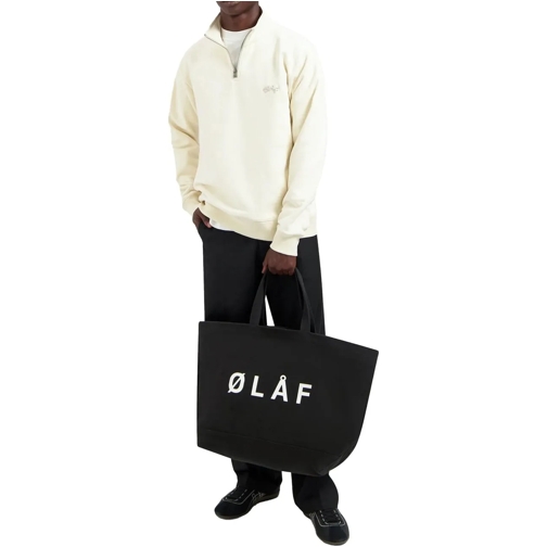 ØLÅF Pull Hussein Knitwear Signature Mockneck weiß (Image 2)