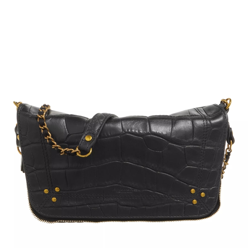 Jerome Dreyfuss Crossbody Bag Bobi S Imprime Croco Noir