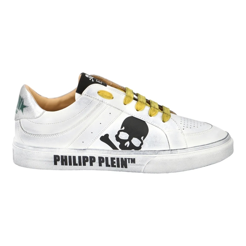Philipp Plein Low-Top-Sneaker Lo-Top Turnschuhe Retrokickz weiss(Image 3)