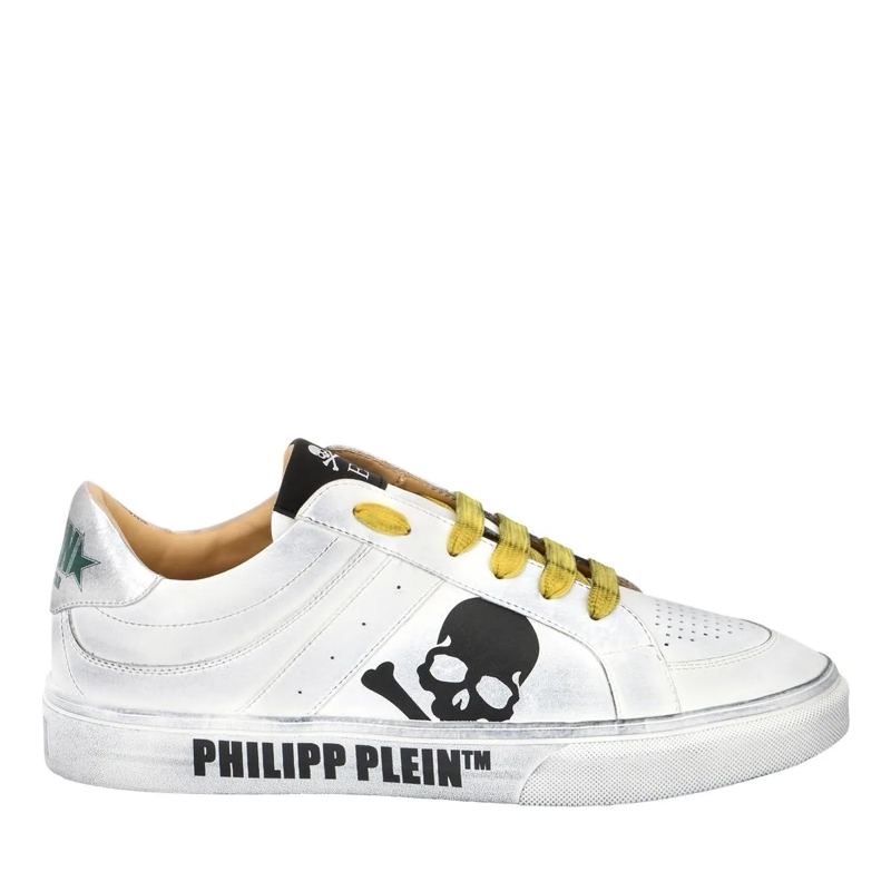 Philipp Plein Low-Top-Sneaker Lo-Top Turnschuhe Retrokickz weiss
