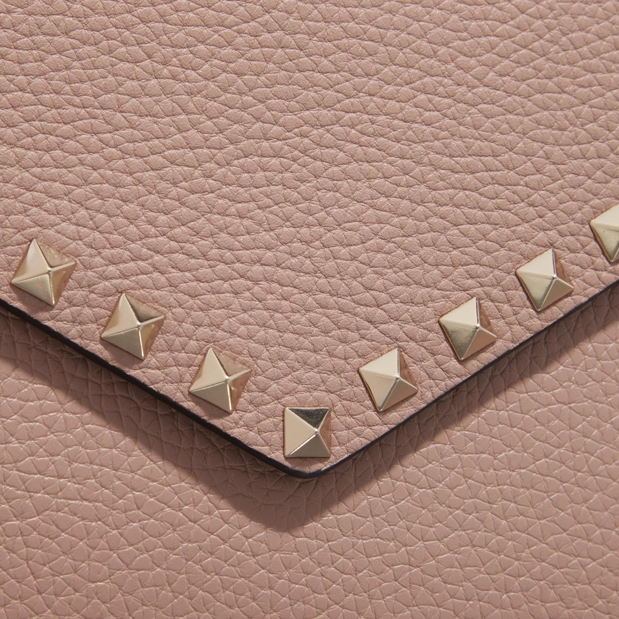 Valentino Garavani Rockstud Envelope Clutch Poudre Clutch