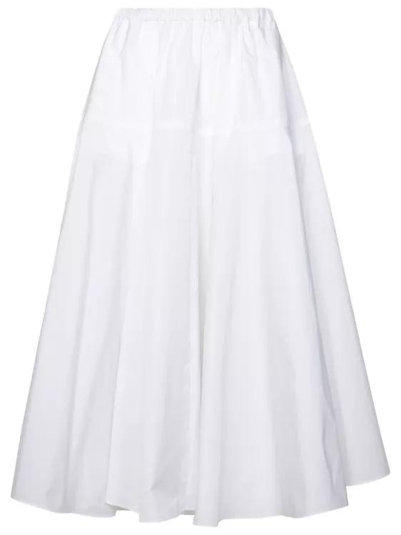 Patou - White Recycled Polyester Skirt - Größe 40 - white