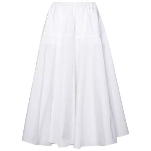 Patou White Recycled Polyester Skirt White 