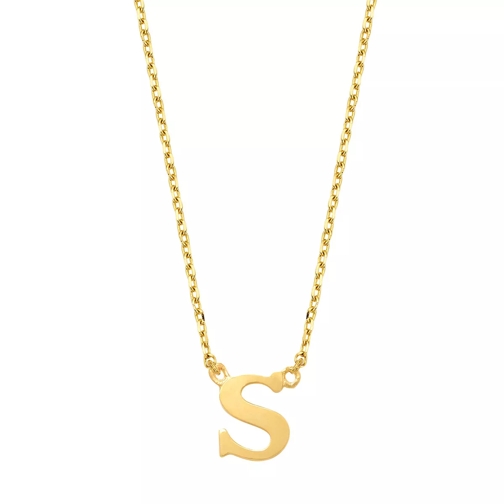 Isabel Bernard Mittellange Halskette Le Marais Chloé 14 Karat Initial Necklace Letter S Gold (Image 2)