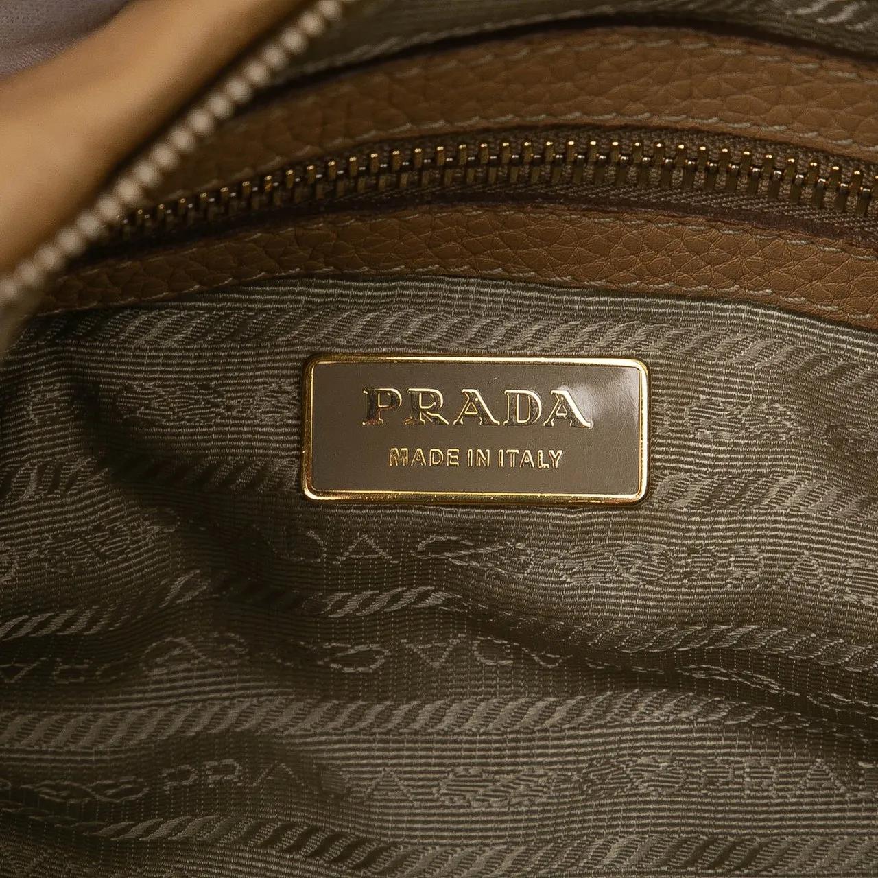 Thumbnail - Prada Hobo Bags - Vitello Daino Hobo - Gr. unisize - in Braun - für Damen