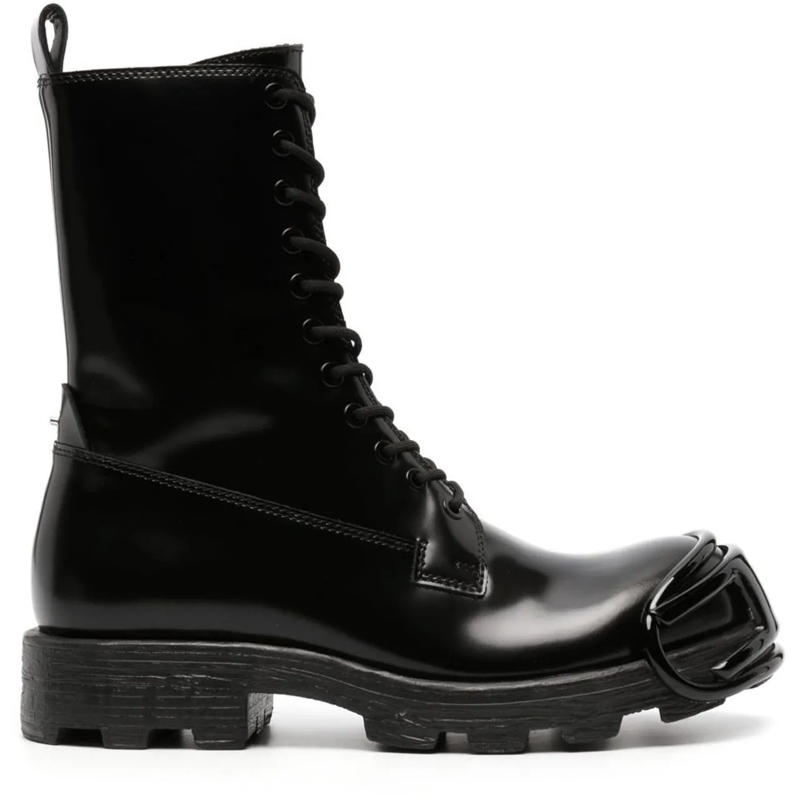 Diesel Bottes Boots Black schwarz