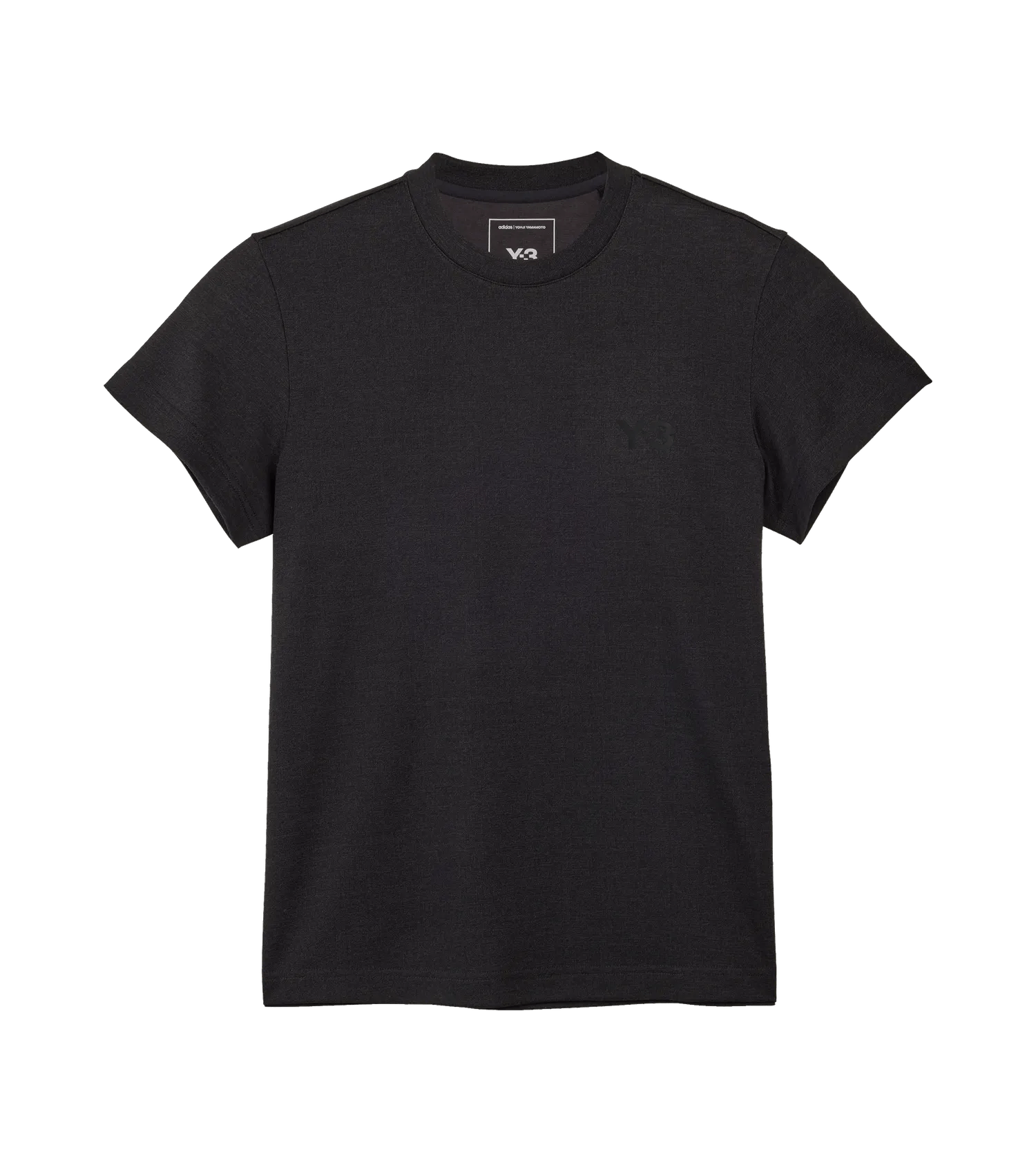 Y-3 - T-Shirt mit Logo-Print - Größe S - schwarz