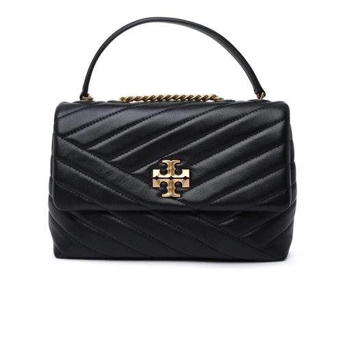 Tory Burch Schultertasche Old Rose Leather Kira Crossbody Bag Black