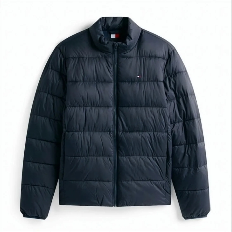 Tommy Hilfiger Daunenjacke Navy Blue Padded Jacket White