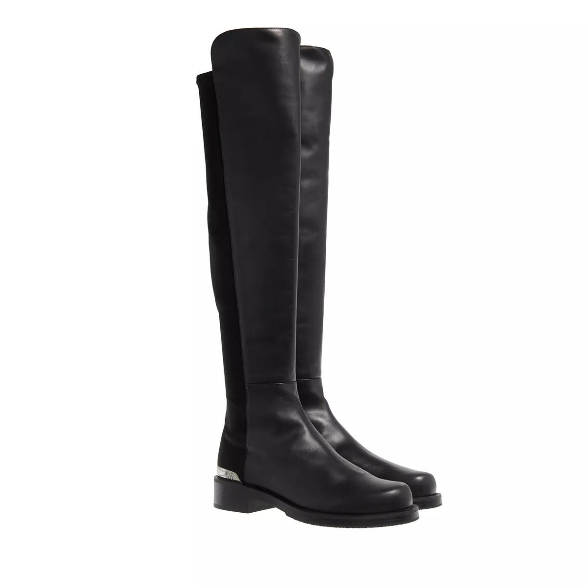 Stuart Weitzman 5050 Bold Logo Boot Black | Botte