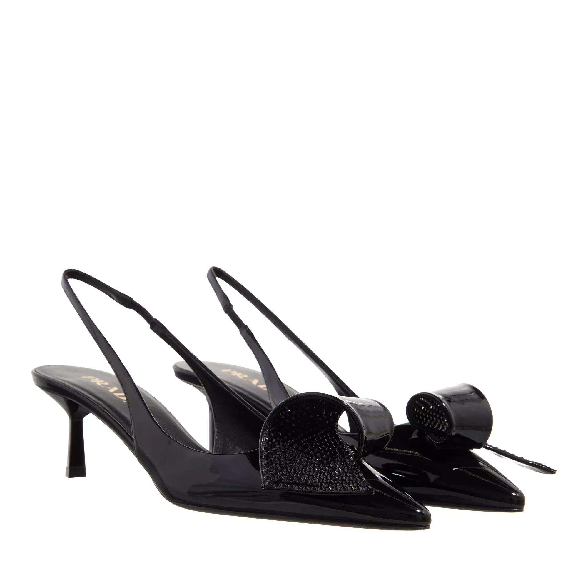 Prada Pumps & High Heels - Decollete Pumps Crystal - Gr. 37 (EU) - in Schwarz - für Damen