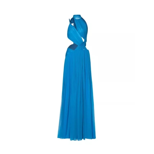 Alberta Ferretti Electric Blue Dresses Blue 
