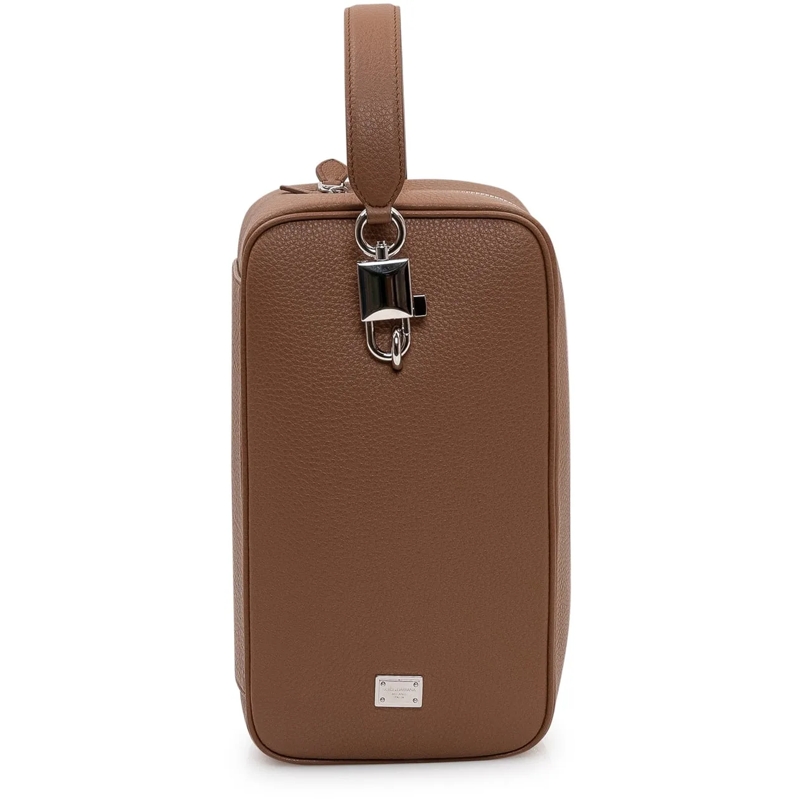 Dolce&Gabbana Minitasche Borsa a Mano con Doppi Manici beige