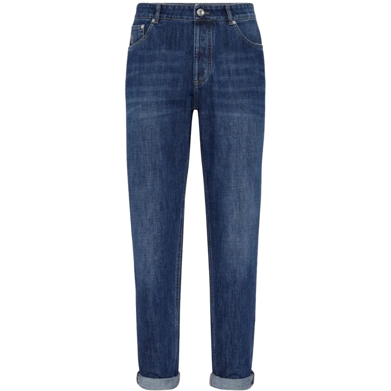 Brunello Cucinelli  pantalone uomo denim divers mehrfarbig