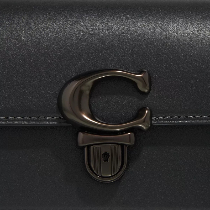Coach Satchel Glovetanned Leather Studio Shoulder Bag Black(Image 5)