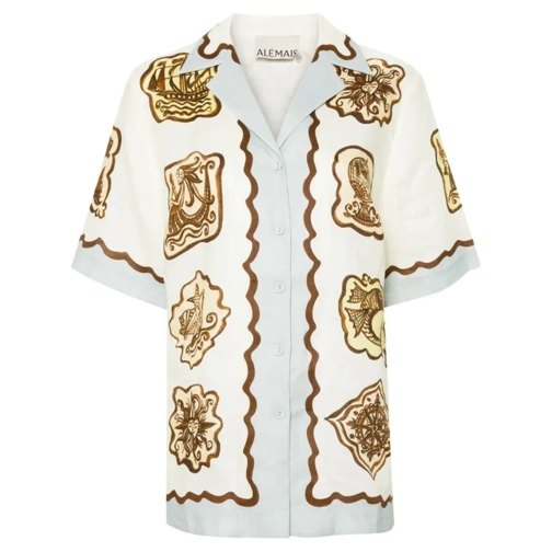 Alemais Light Beige/Multicolour Relic Shirt Multicolor Shirts