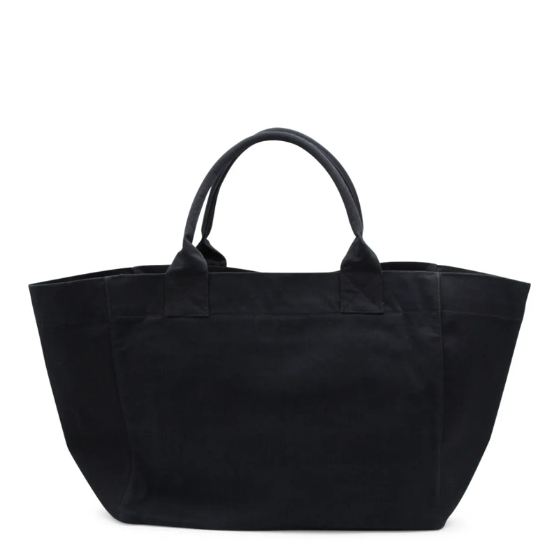 GANNI Schultertasche Minimalist Structured Handbag With Clean Lines Black
