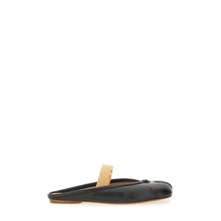 靴 Maison Margiela TABI MULE Maison Margiela Mule Tabi With Elastic Band Black | Mules
