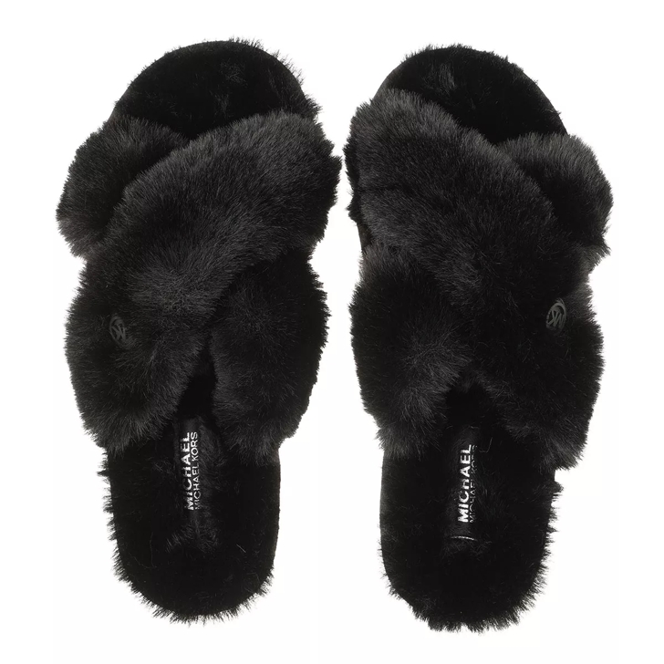 Michael kors faux fur slides top