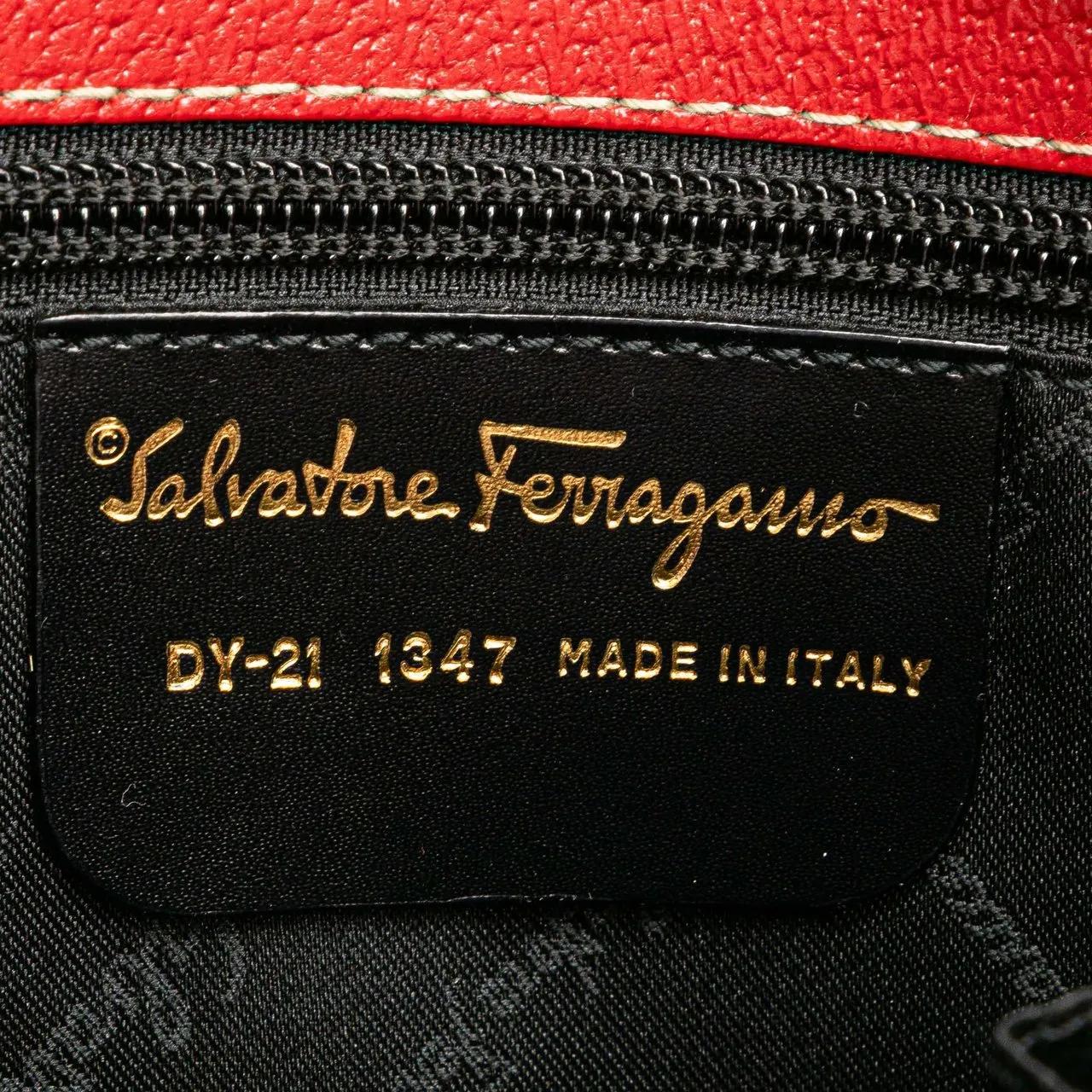 Thumbnail - Salvatore Ferragamo Hobo Bags - Leather Nencia Satchel - Gr. unisize - in Rot - für Damen