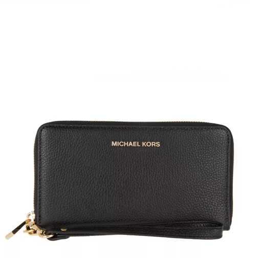 MICHAEL Michael Kors Wristlets LG Flat Multifunction Phone Case Black Phone Bag