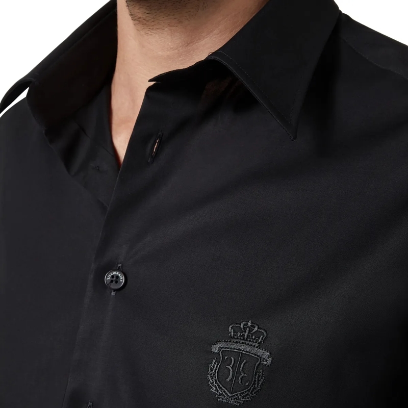 BILLIONAIRE Hemd Hemd Slim Fit Original schwarz(Image 4)